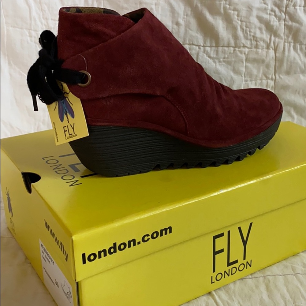 Fly London Suede Booties